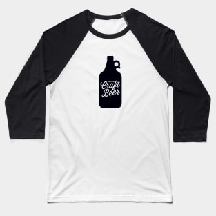 Drink Craft Beer (black) Baseball T-Shirt